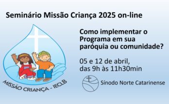 Convite seminário missão criança